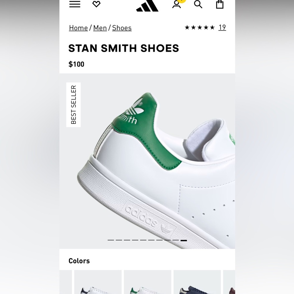 adidas Stan Smith Shoes Size US 6.5 UK 5 EU 38